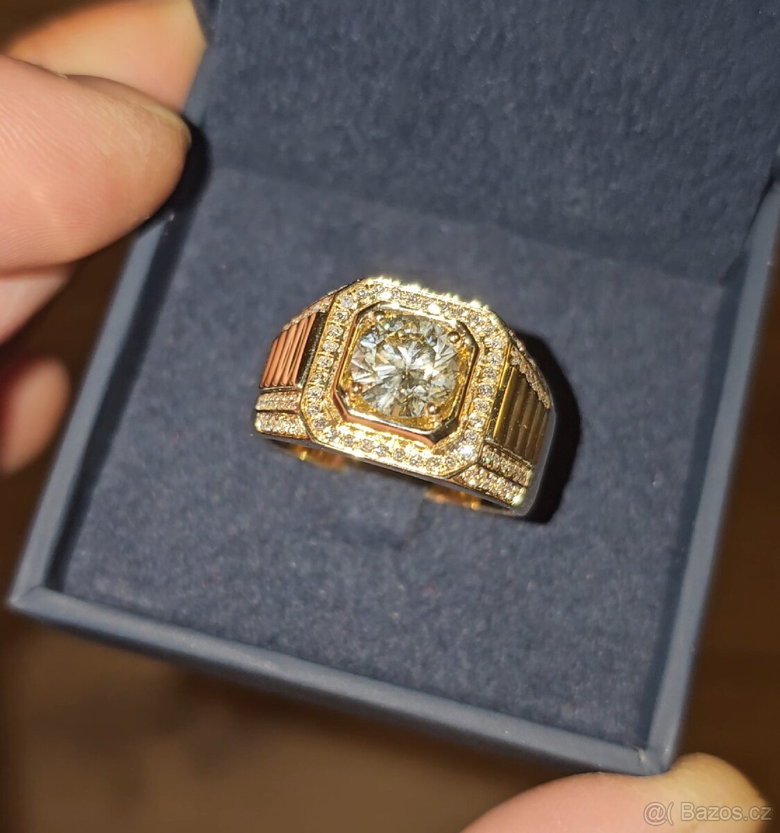 DIAMANTOVÝ PRSTEN 2.71ct. PÁNSKÝ TOP CENA - 2