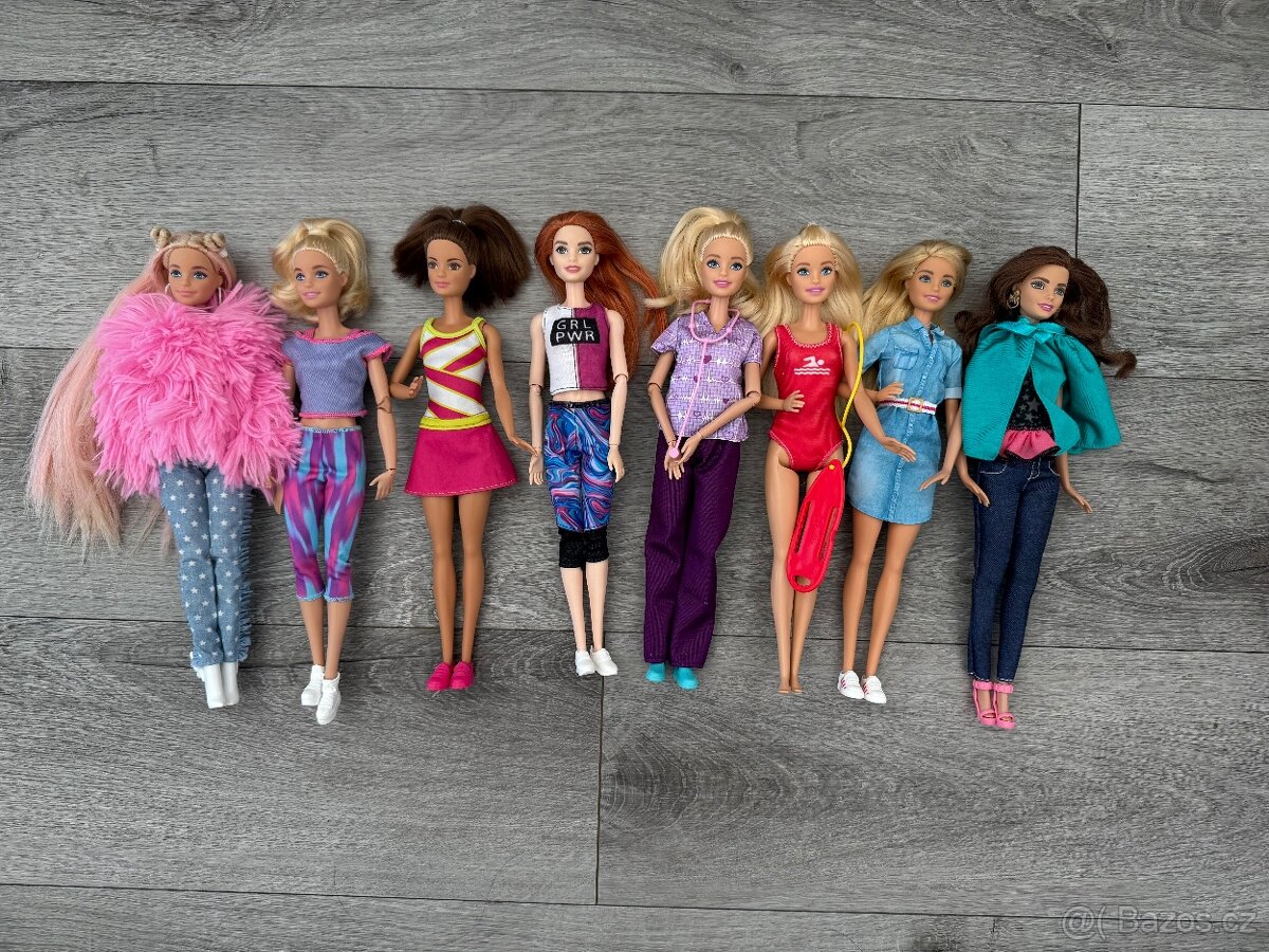 Panenky BARBIE - sada - 2