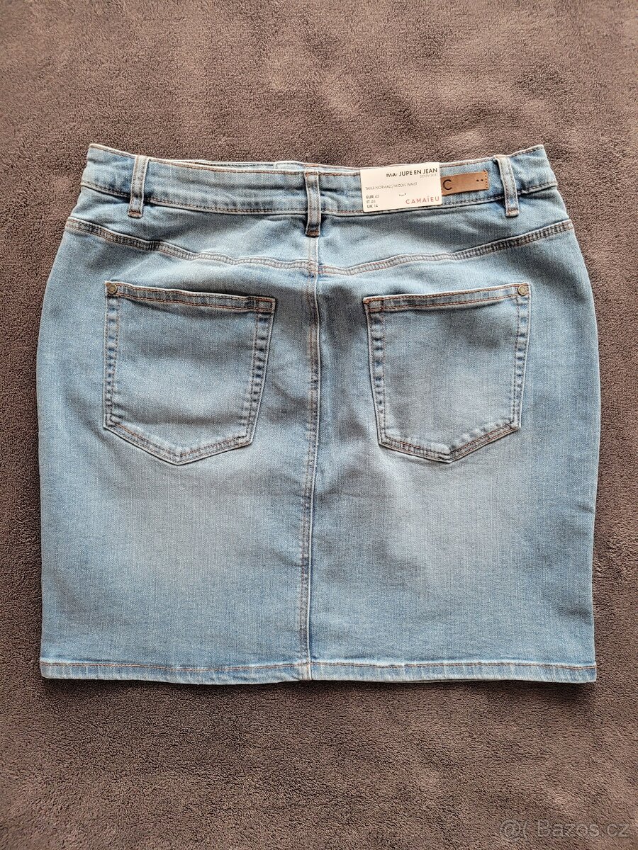 Nová džínová sukně Camaieu - vel. 42 - 2