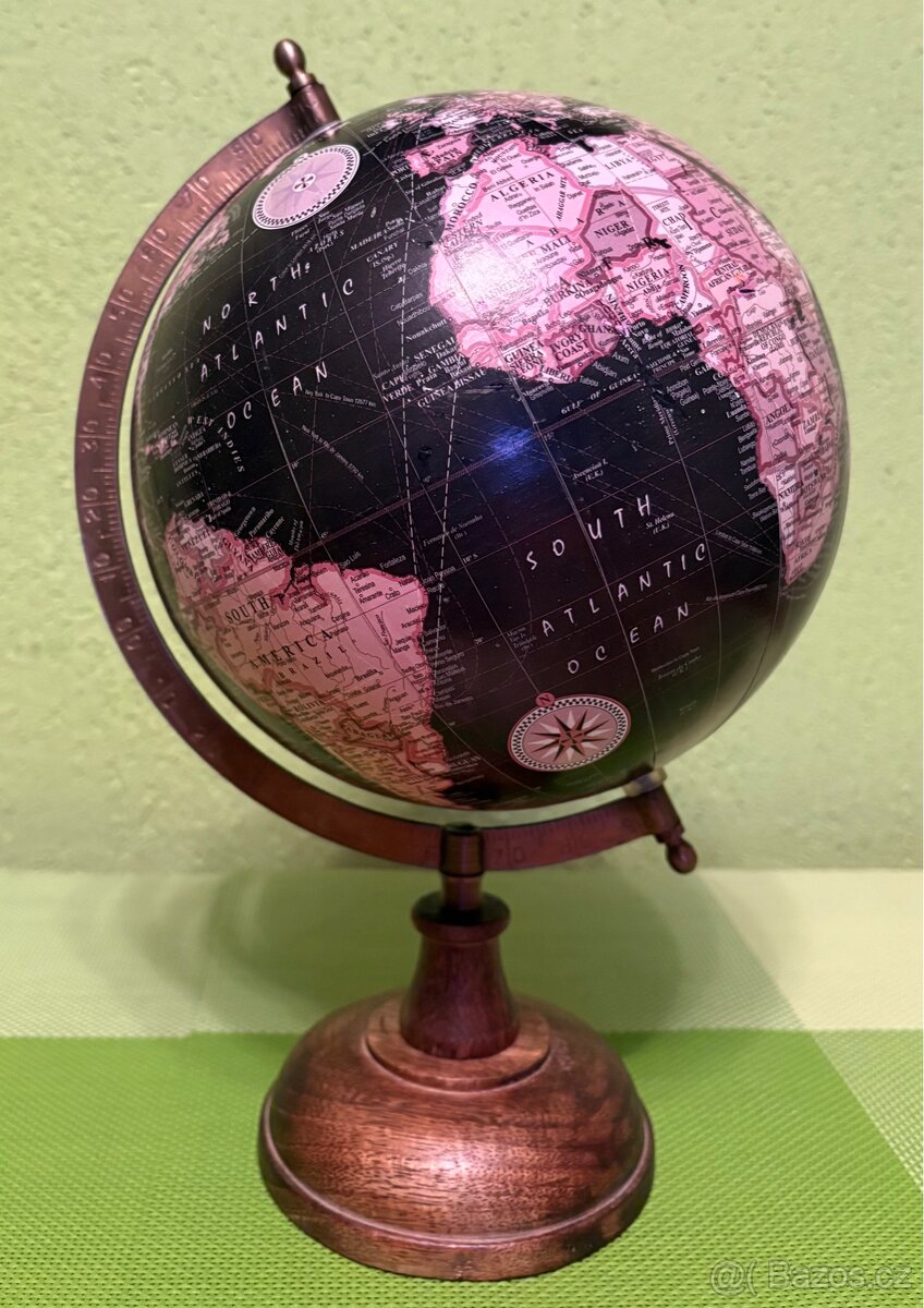Globus v retrostylu - 2