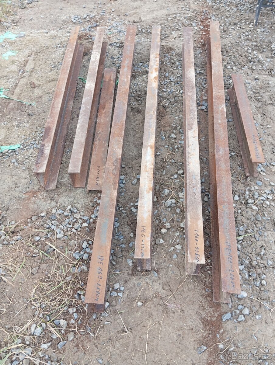 Prodám železné U profil, I profily. - 2