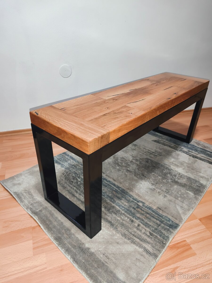 Lavička z dubu - SLEVA - 2