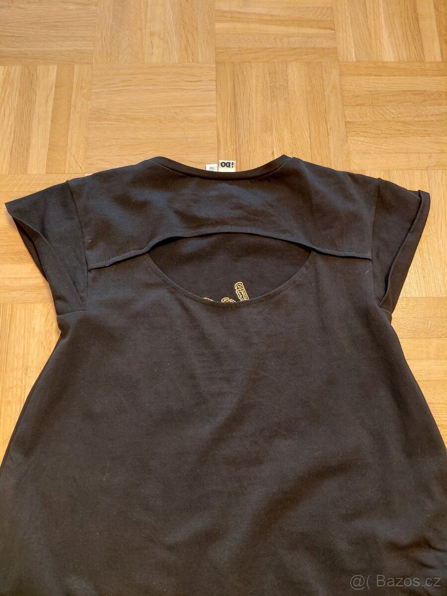 Černé šaty vel.140 - 2