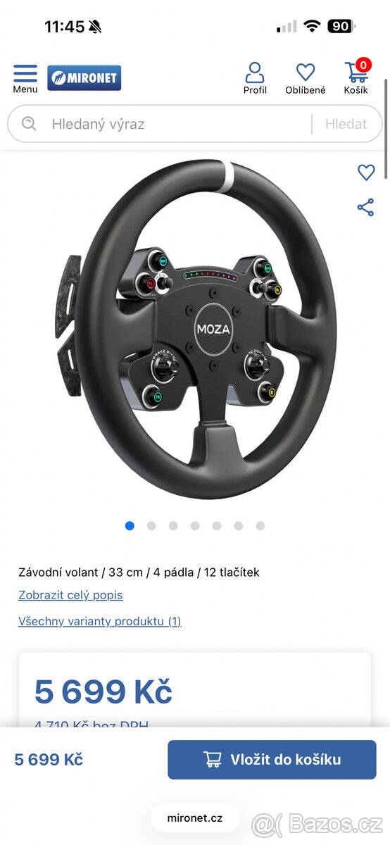 Prodám set moza r9 v3 - 2