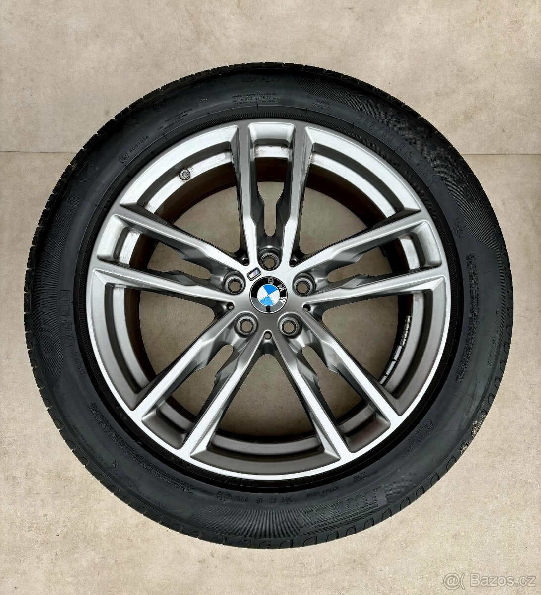 Originalní sada r19 bmw X3 X4 698m 245/50 Letní - 2