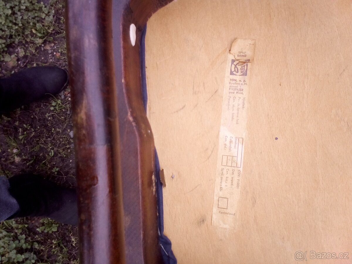 židle Thonet modré - 2