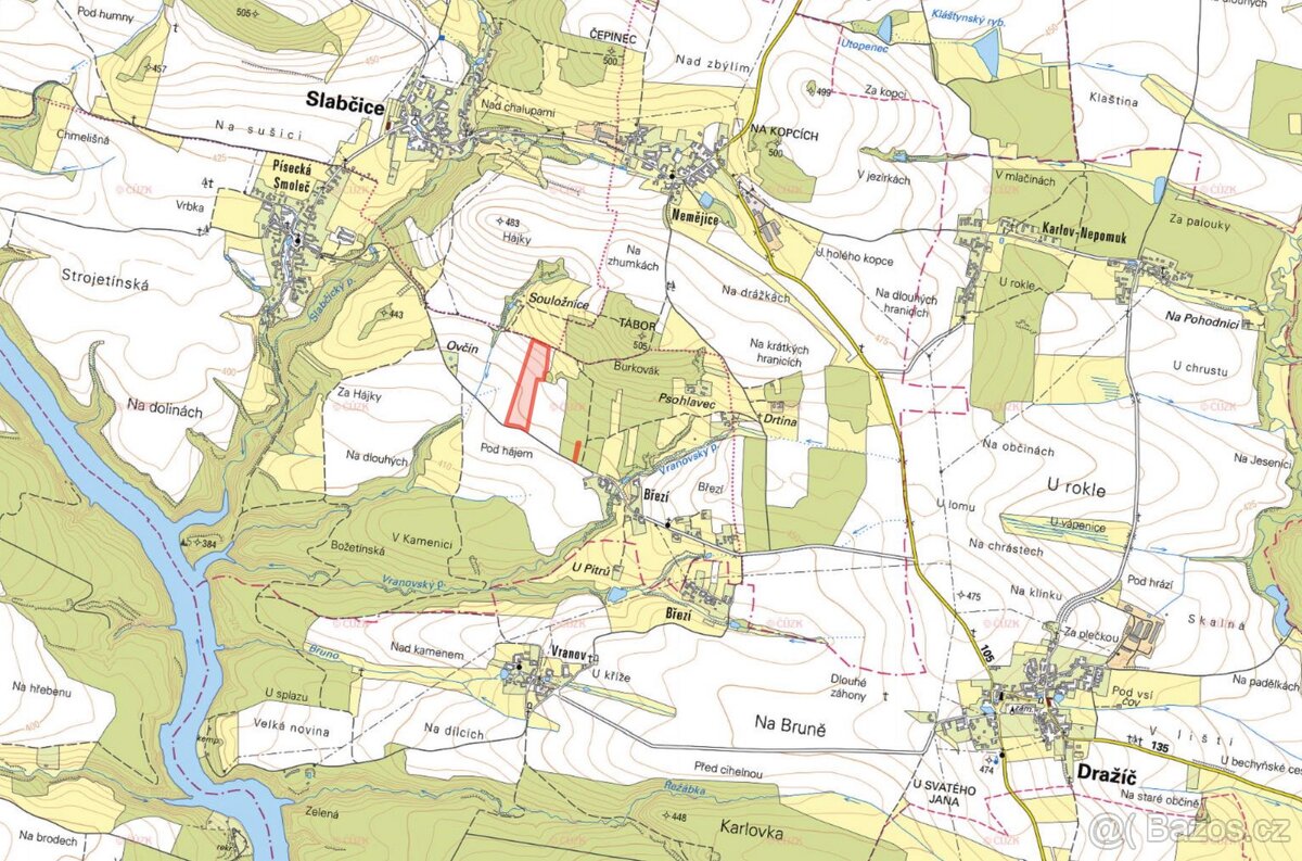 Zemědělská půda, prodej, Písecká Smoleč, Slabčice, Písek - 2