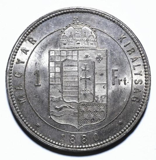 Mince - Stříbro -Franz Josef I - 1880 KB - 2