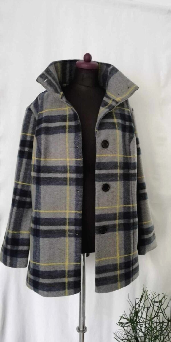 Dámský nový kabát vel.46 Bpc - 2