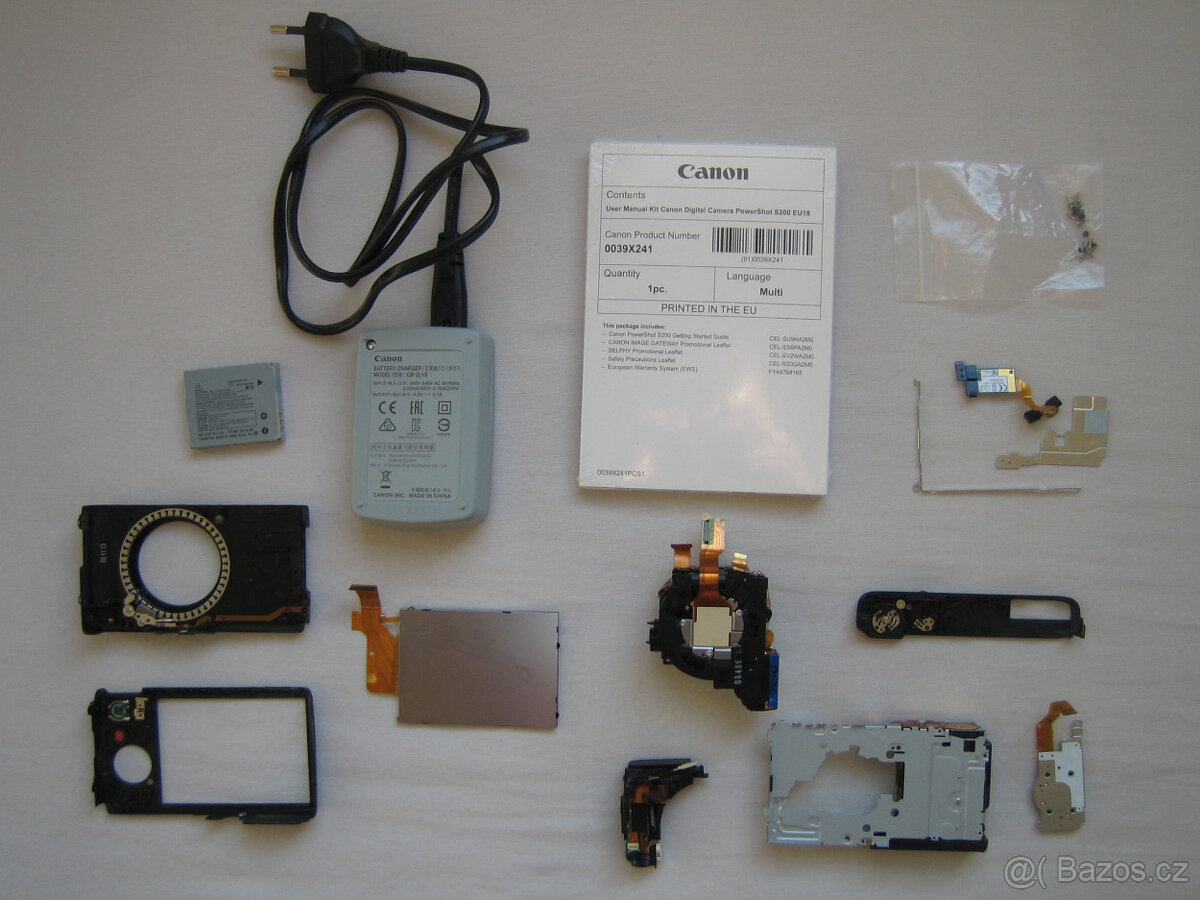 Canon PowerShot S200 - náhradní díly a příslušenství - 2