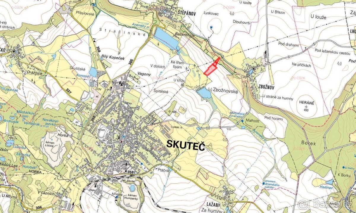 Zemědělská půda, prodej, Skuteč, Chrudim - 2