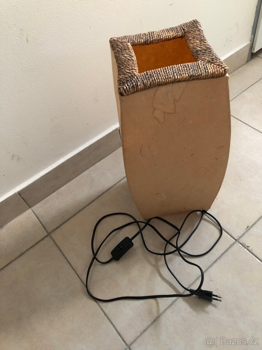 Stolní světlo, lampa - převezeno z Bali - 2
