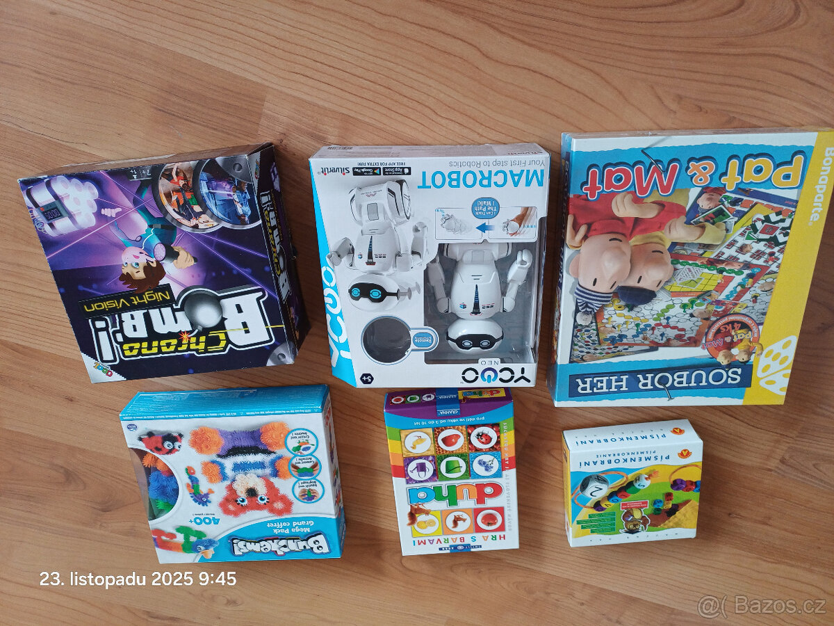 Set hraček a her - 2