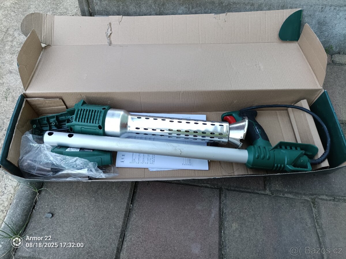 Prodám tepelný odstraňovač plevele Parkside. - 2