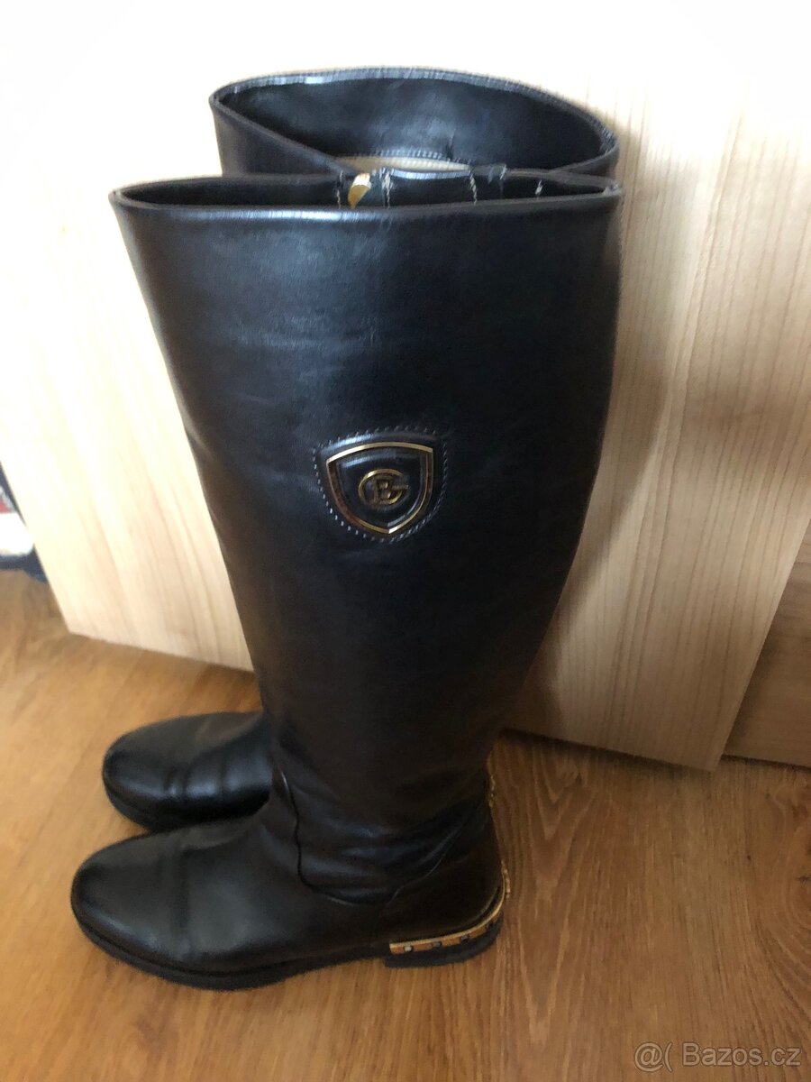 Dámské kožené kozačky zn. Baldinini - 2
