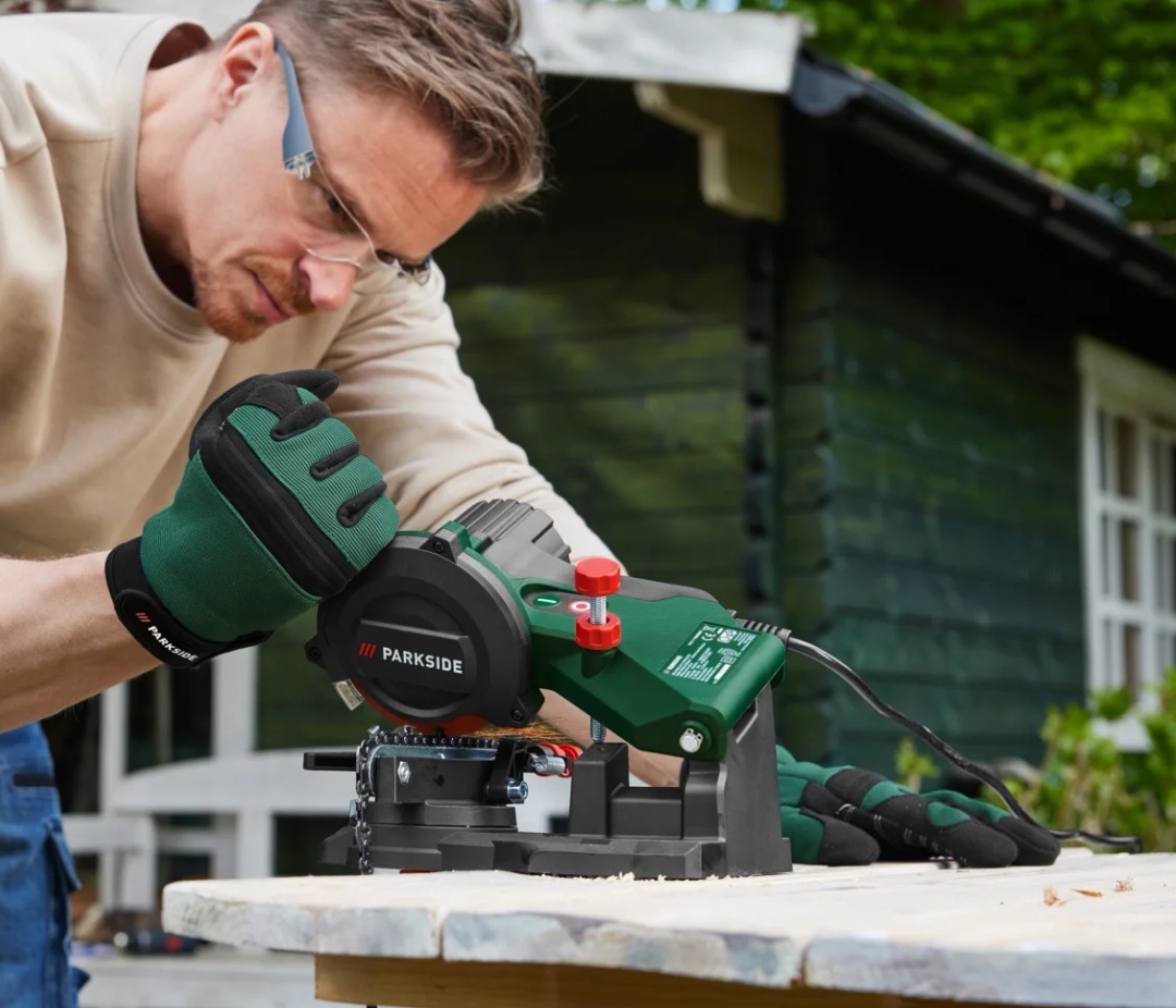 Aku bruska na broušení řetězů Parkside - 2