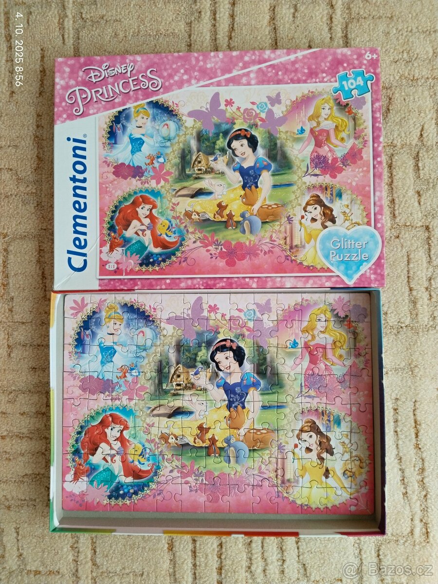 Puzzle Disney Princess 104 dílků - 2