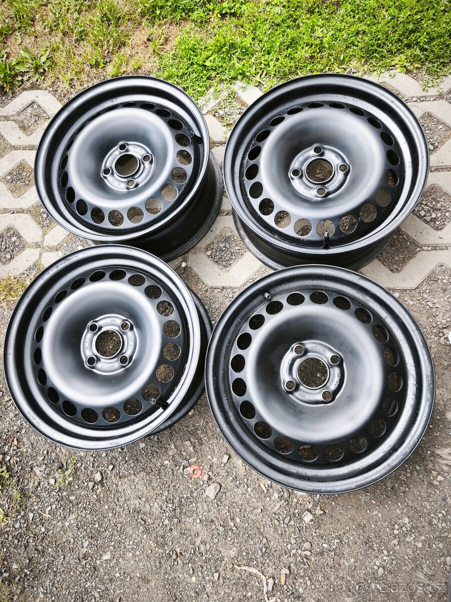 Plechové disky Opel 4x100 R15 - 2