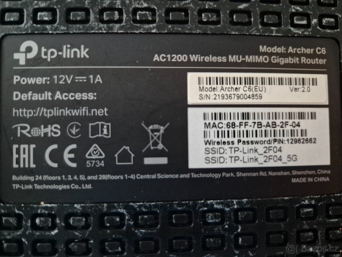 WiFi router TP-LINK Archer C50 AC1200 - 2