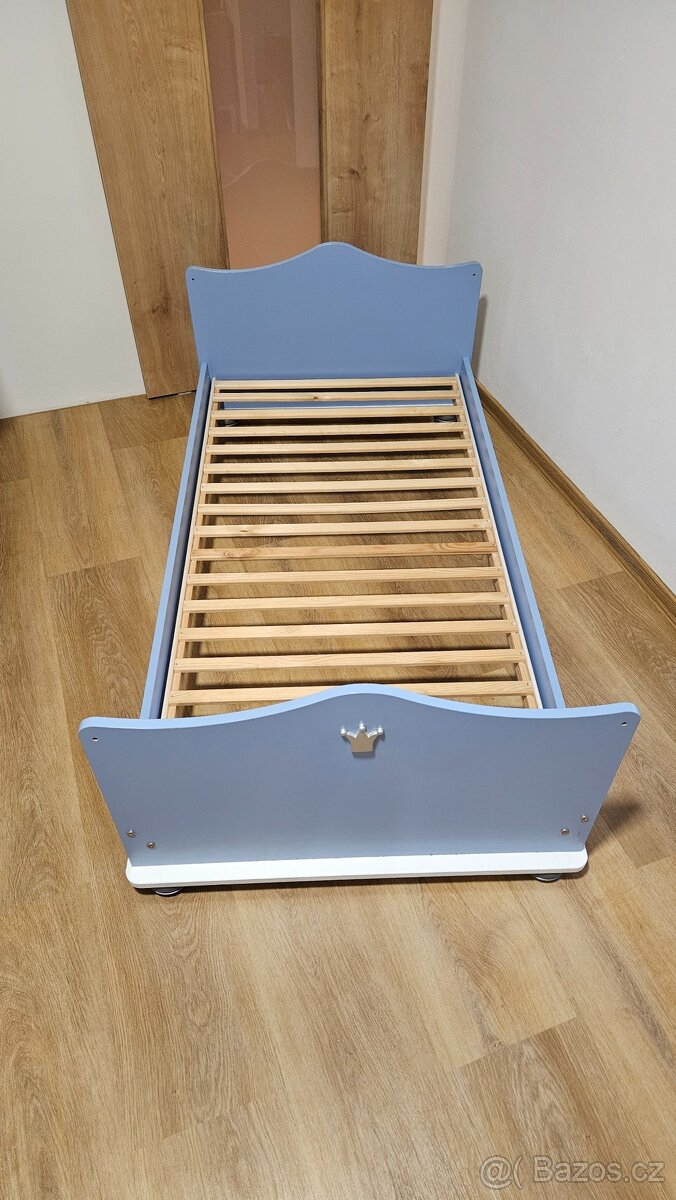 Dřevěná dětská postýlka Klups Princ 140 x 70 cm - 2