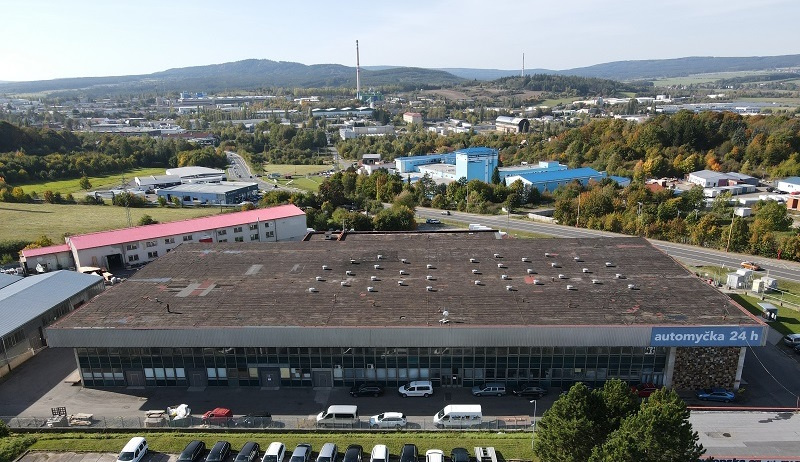 Příbram, pronájem skladové haly 2.462 m2 - 2