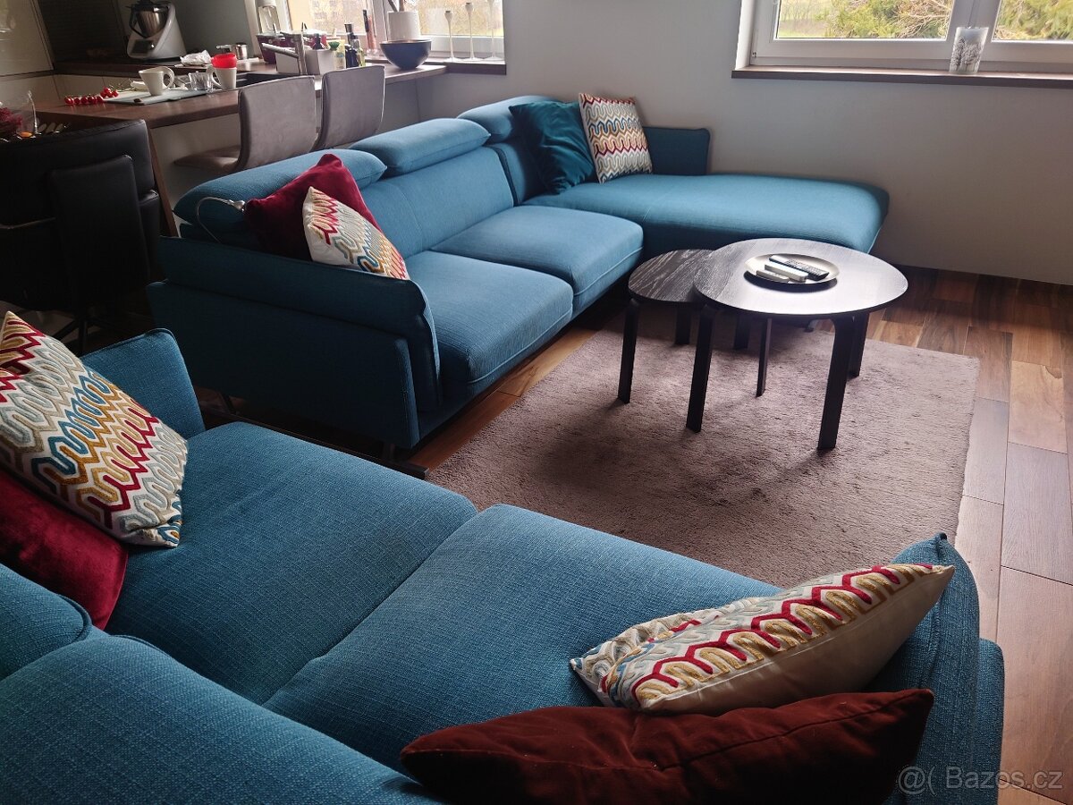 Prodám luxusní sedačku 3+2 - velmi pěkná (Francie) - 2