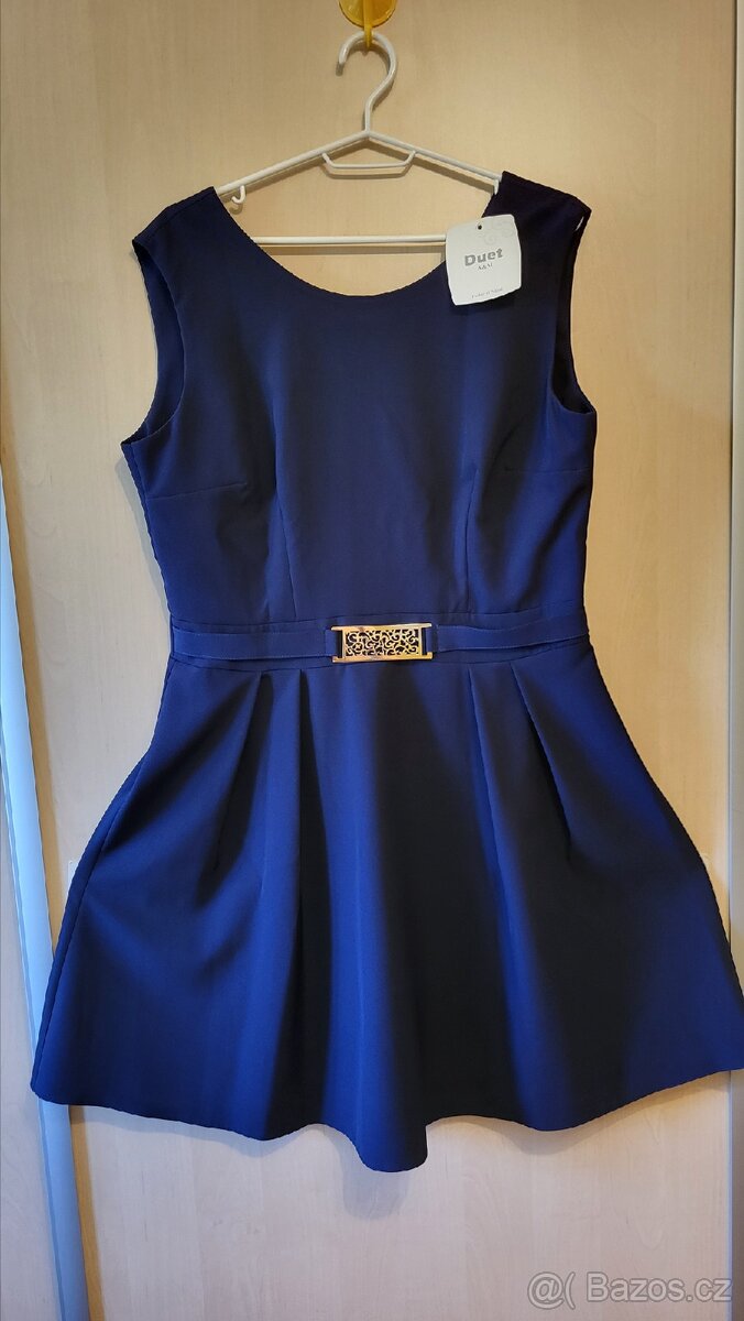 Šaty tmavě modré Duet - 2