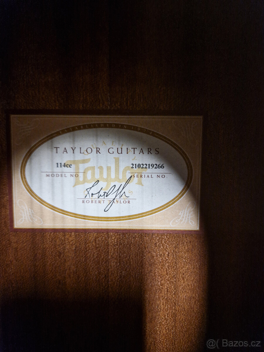 Elektroakustická kytara Taylor 114ce - 2