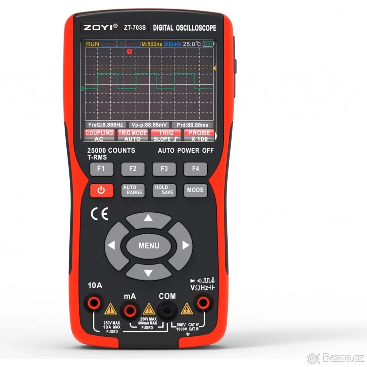 Osciloskop/multimetr/generátor ZOYI ZT-703S 50MHz 3v1 NOVÝ⭐ - 2