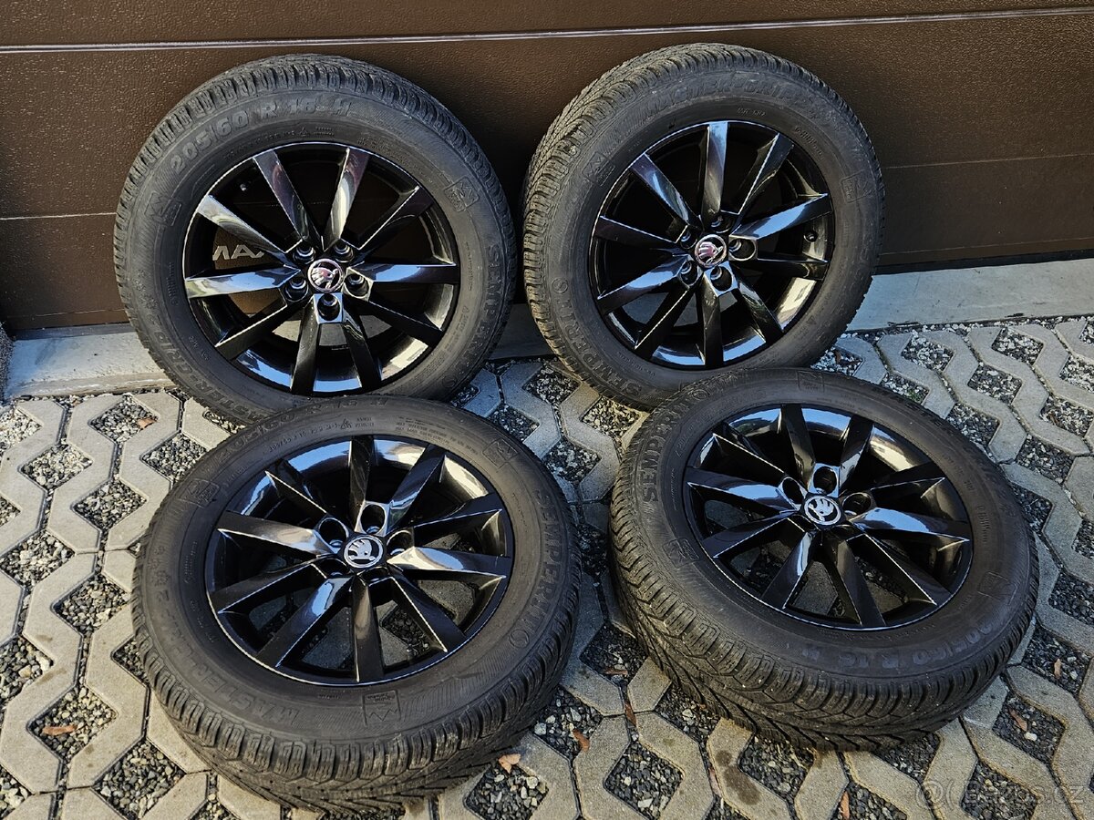 ALU disky originální Škoda Kamiq 5x100, 6x16 ET38 - 2