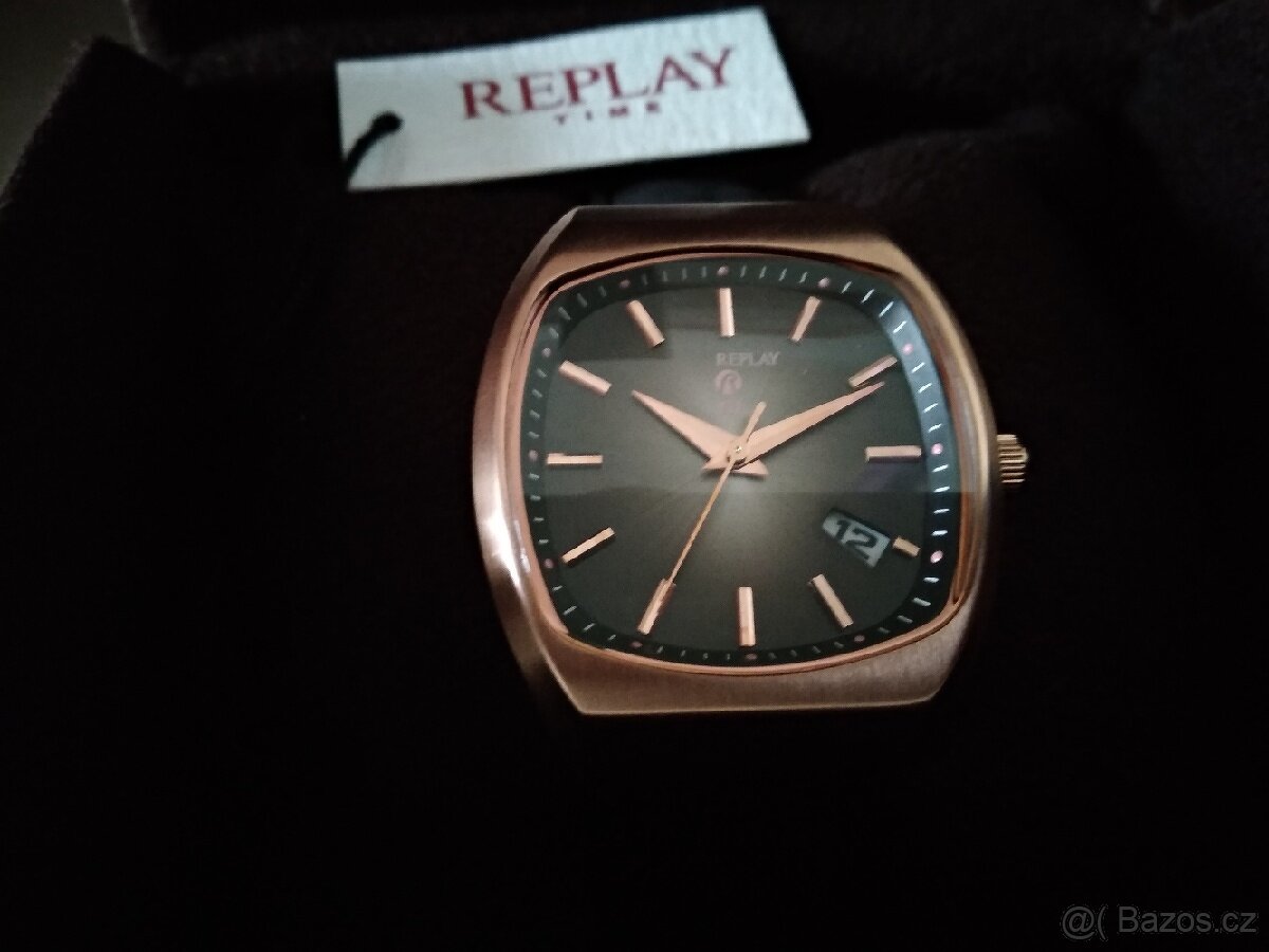 Hodinky REPLAY nenošené,na baterku - 2