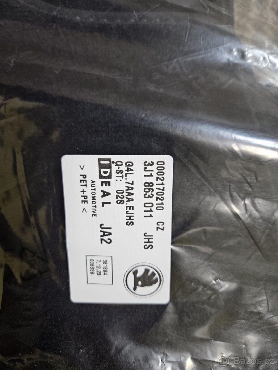 Textilní koberce Škoda Superb 4 - 2