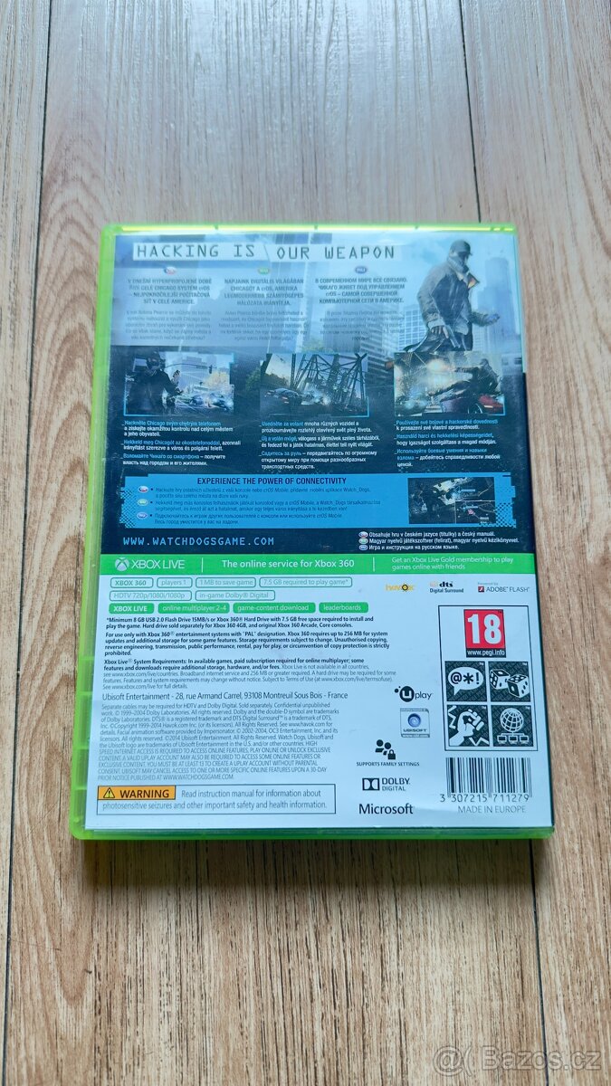 Prodám na xbox 360 hru Watch Dogs - 2