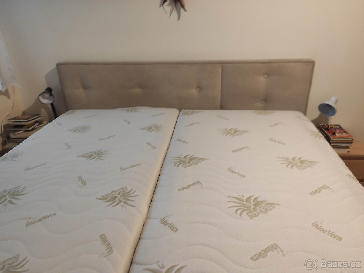 Boxspringová manželská postel 180 x 200 cm - 2