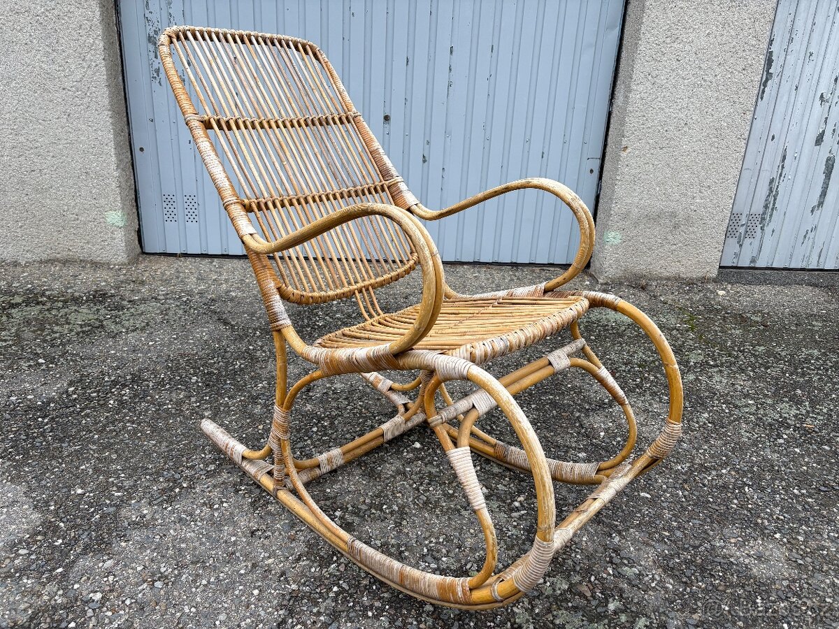 Ratanové houpací křeslo - 2