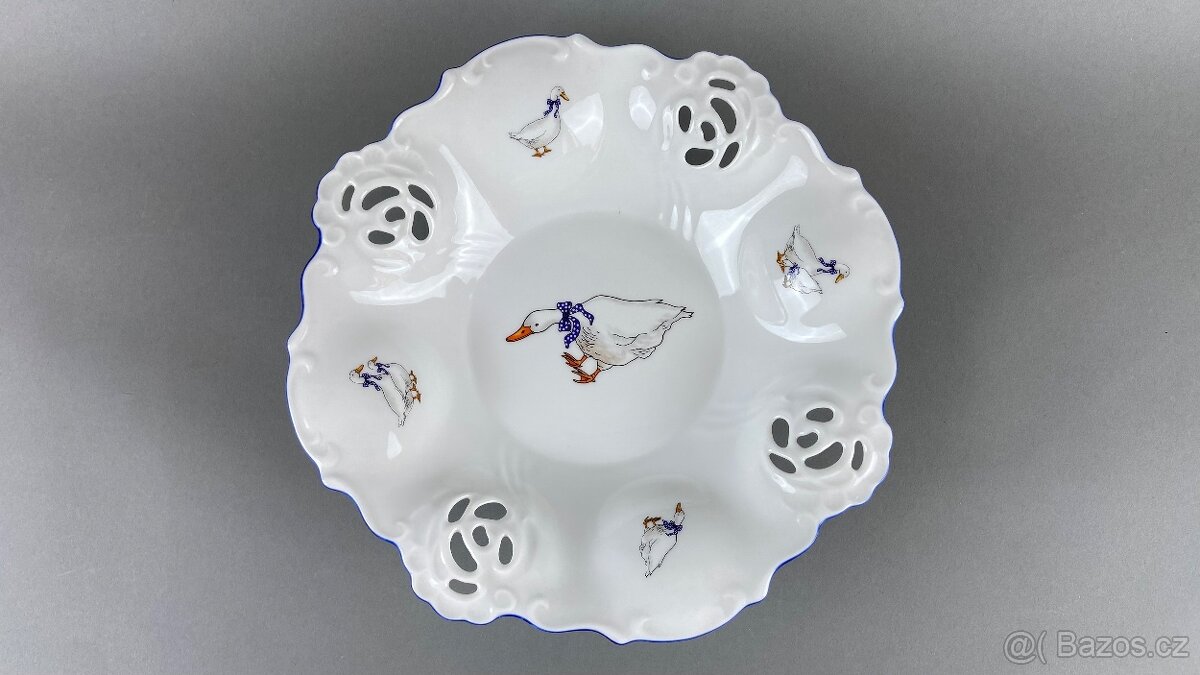 Mísa na ovoce husy, modrá linka, MZ - 2