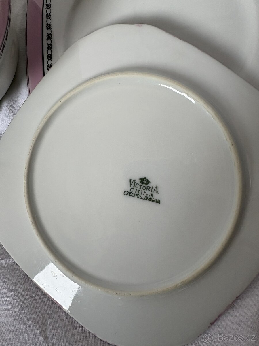 Porcelánová dezertní souprava - 2