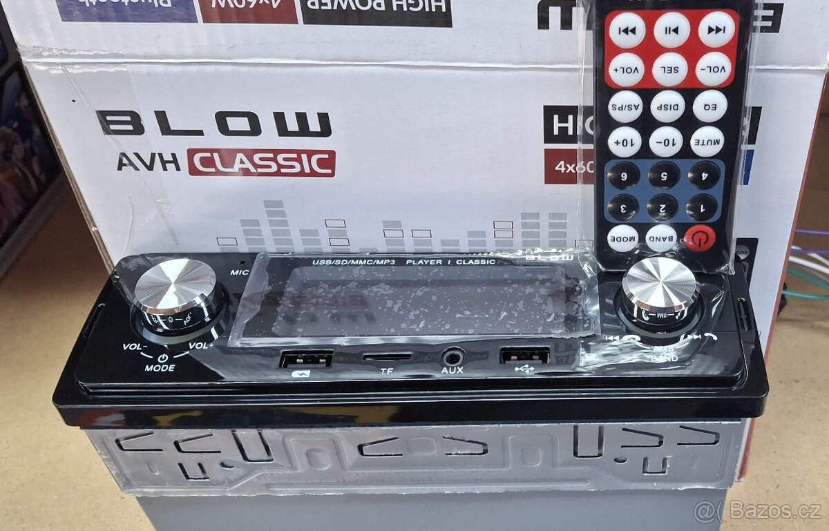 Autorádio Blow Classic na USB, BT, SD - 2