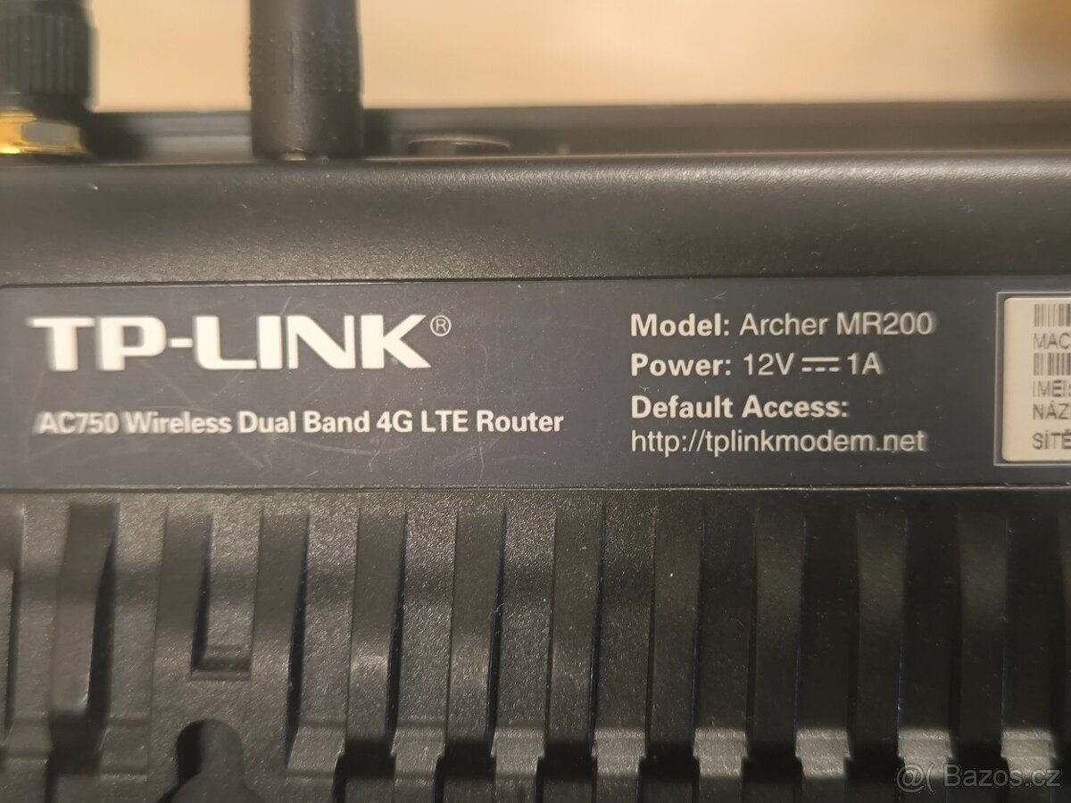 4G(LTE) modem TP-Link Archer MR200 - O2 - záruka - 2