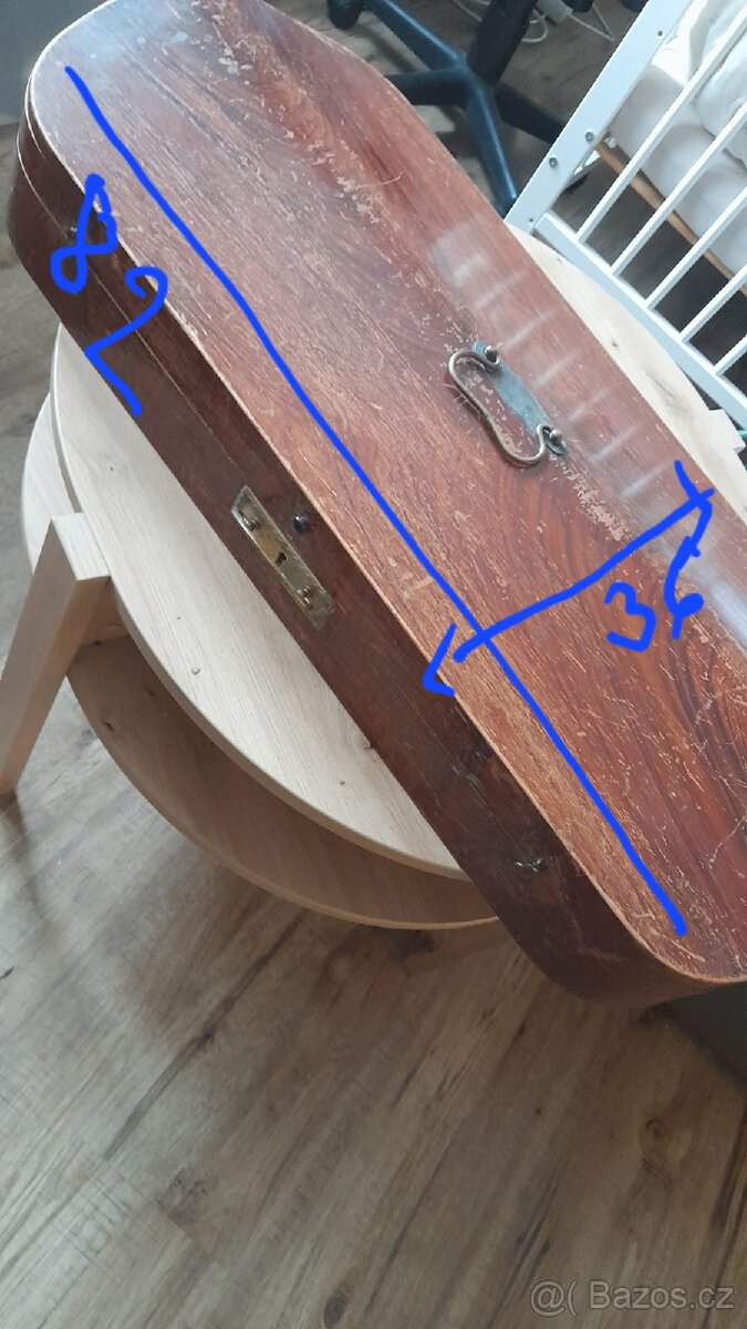 Dřevěné dvoj- pouzdro - 2