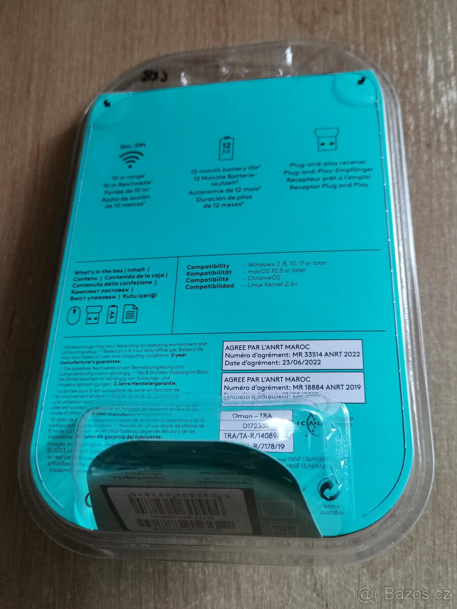 Myš bezdrátová LOGITECH M171 červená, NOVÁ - 2