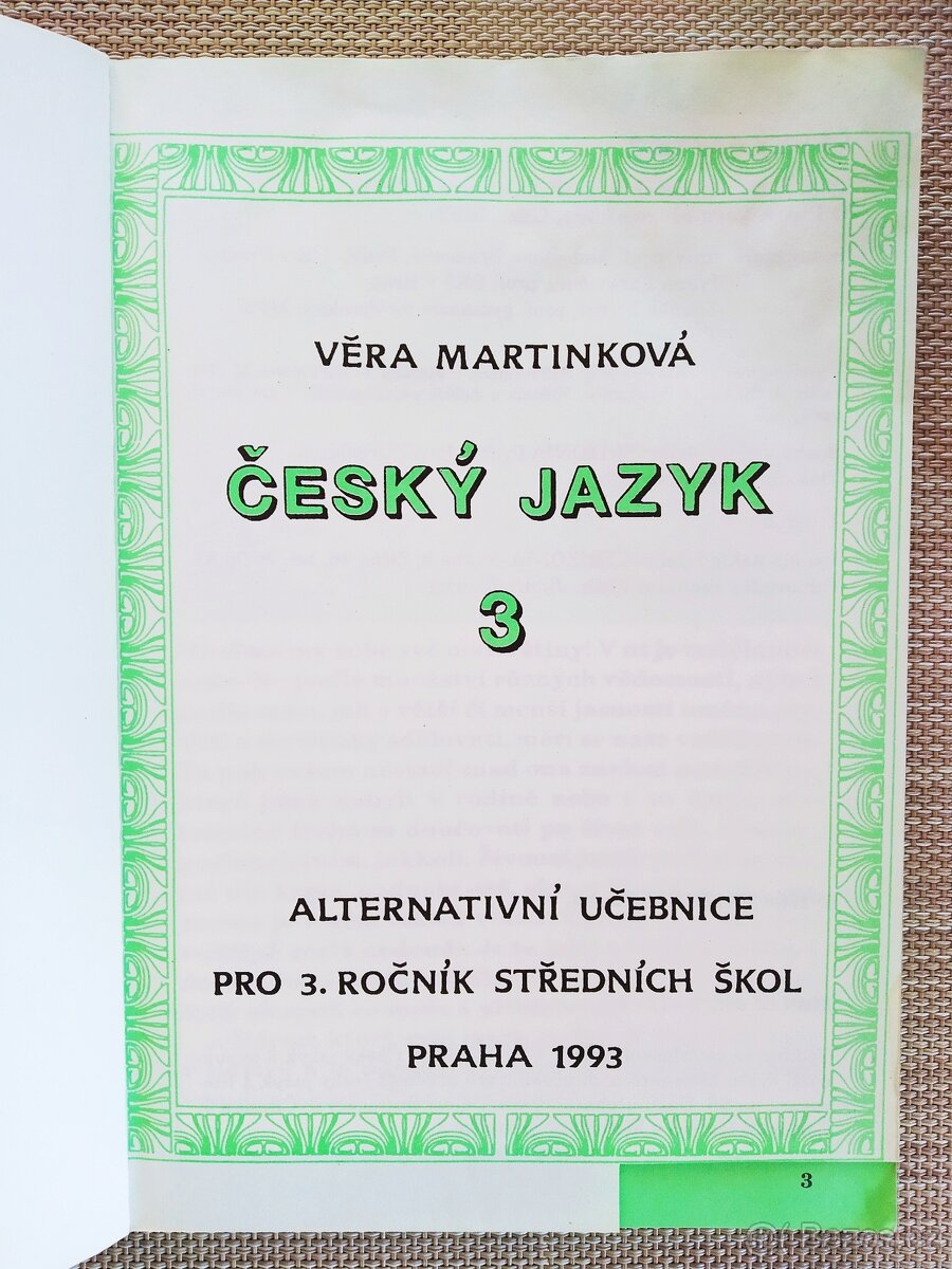 Český jazyk 3 pro 3. ročník SŠ - 2