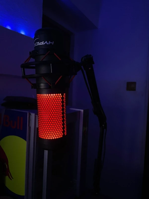 Herní mikrofon HyperX QuadCast + Polohovací rameno - 2