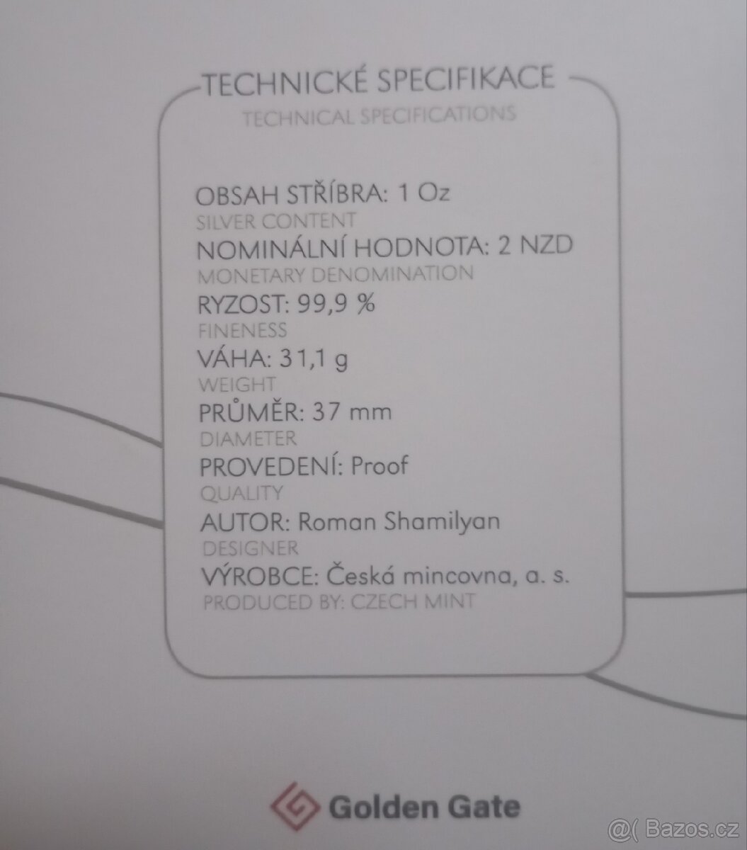 Stříbrná mince - 2