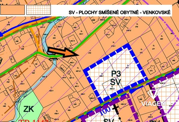 Stavební - bydlení 500 m² - 2