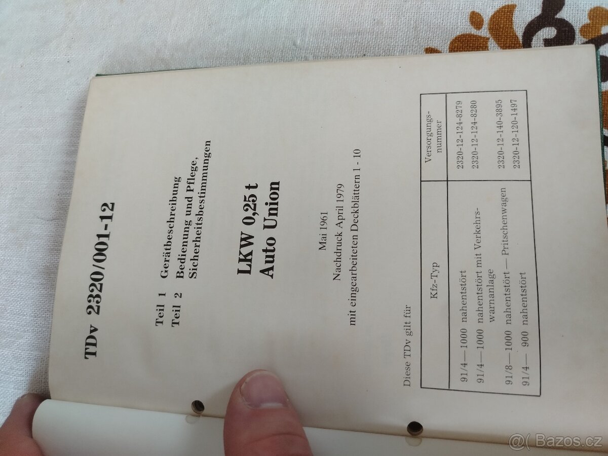 Dkw Munga servisní manuál 2 - 2
