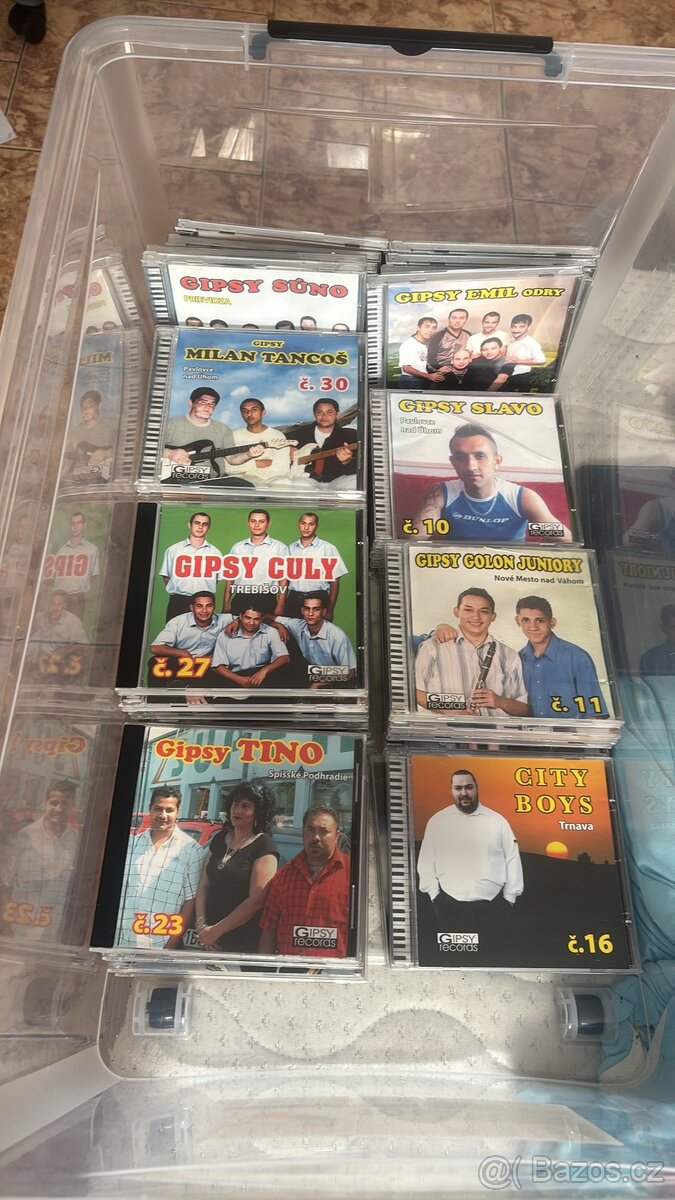 Kópie rómskych cd a kázet - 2
