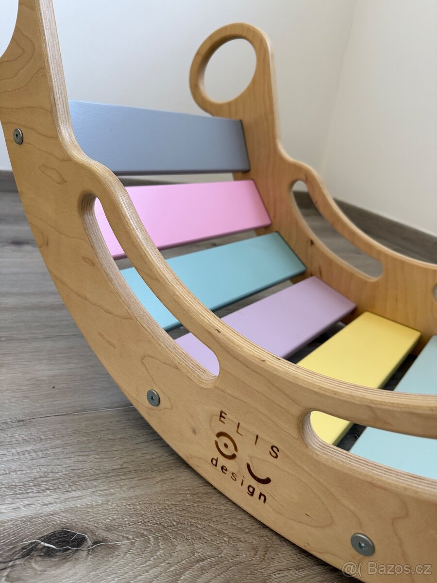 Montessori houpačka Elis design 5v1 - 2
