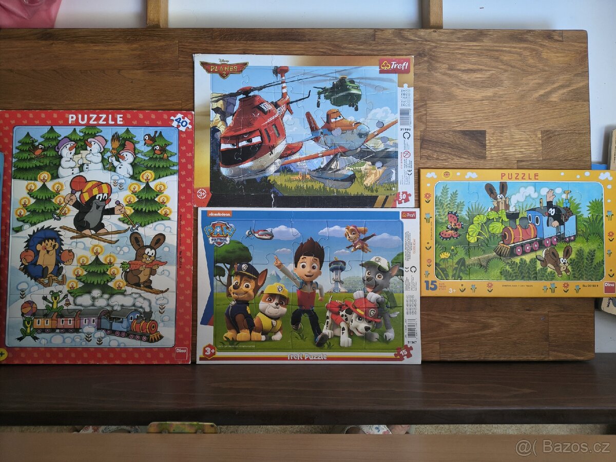 Hračky dětské - tablety mobil, rybičky, puzzle, počítač. - 2