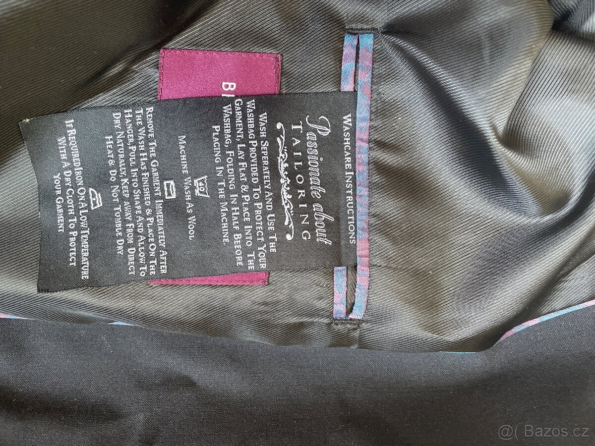 pěkné černé sako XL - 2